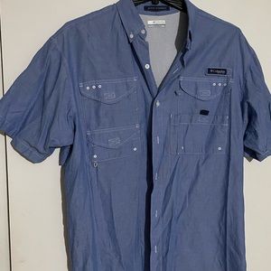 Mens Columbia PFG short sleeved Bonehead shirt